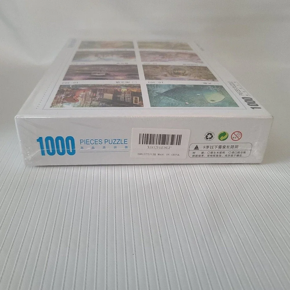 African Safari Rainbow 1000 Piece Premium Puzzle Sealed